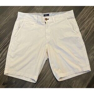 JOHNNIE-O Men's Shorts Jupiter Chino Golf Performance Stretch Beige Size 32